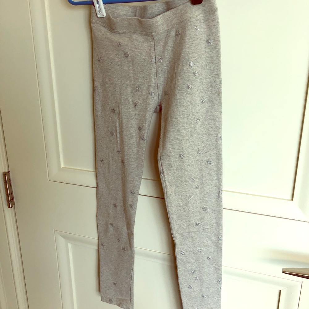Cute Crew cut legging with sparkle star